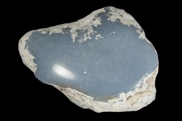 Polished Angelite (Blue Anhydrite) Stone - Peru #172540